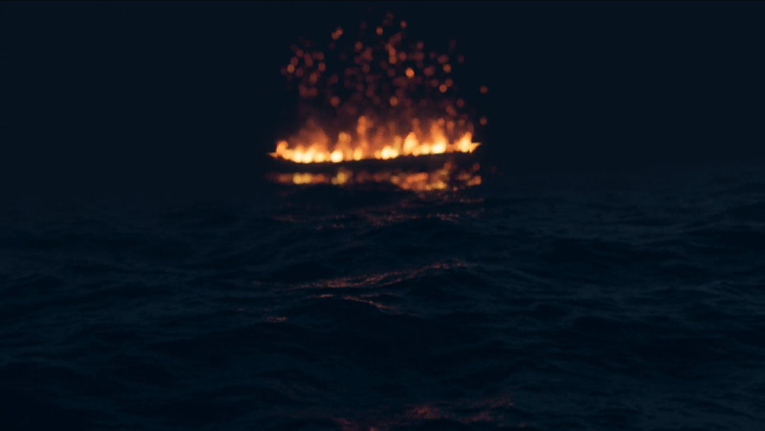 Blaze on the Water by DTM STUDIO