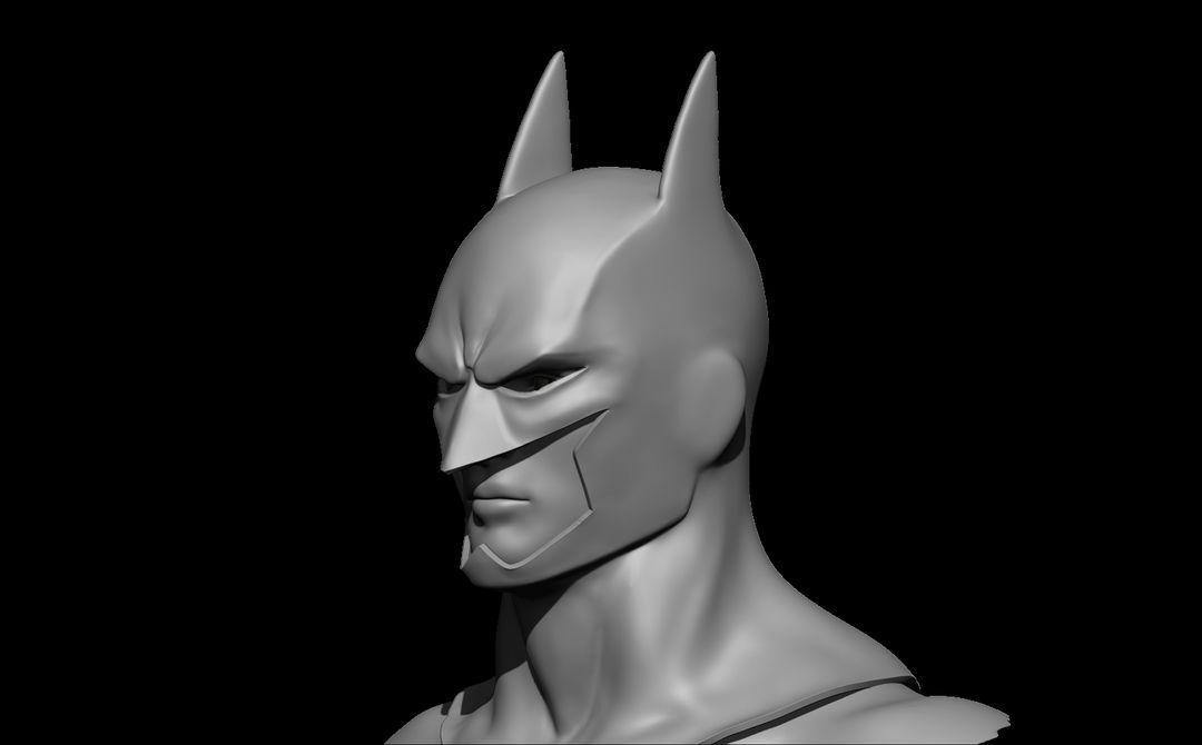 3d batman cowl