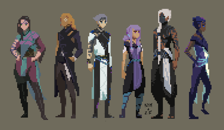 Pixel Art Character Sprites