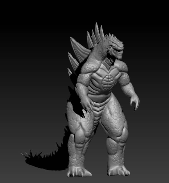 3d Godzilla