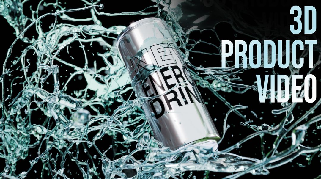 3D Product Animation for a Bold New Drink