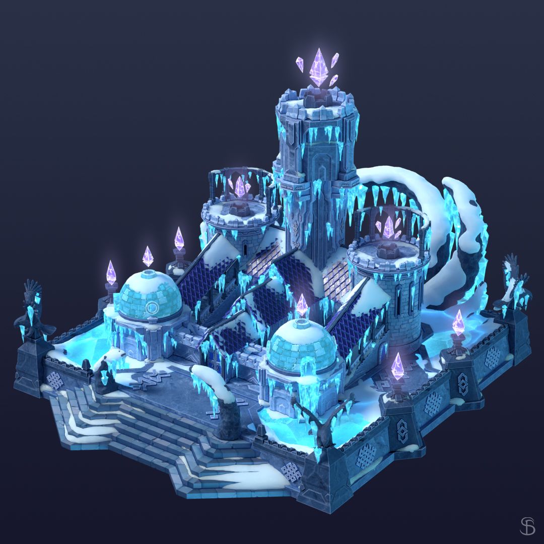 Ice - Fantasy Castles 3D Icons