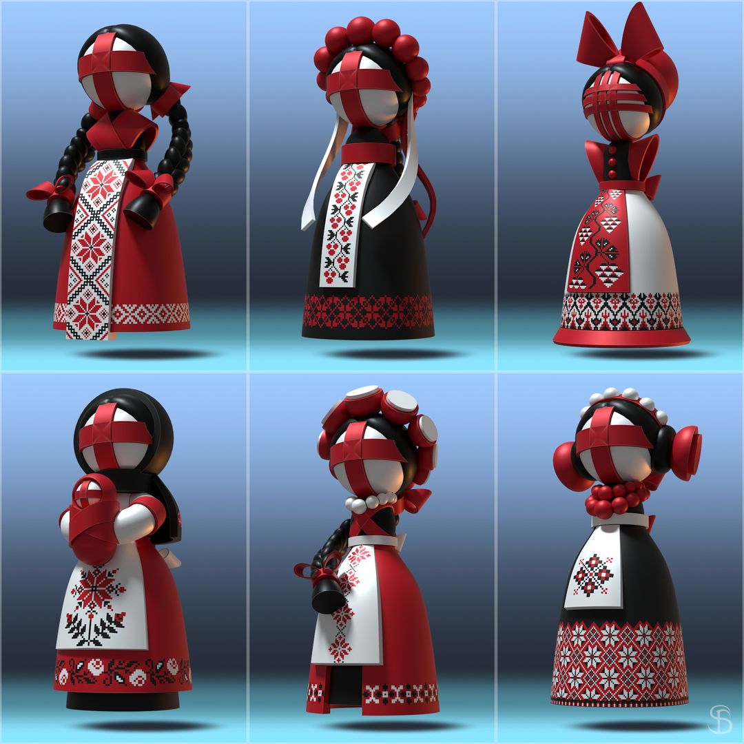 Motanki 3D Design