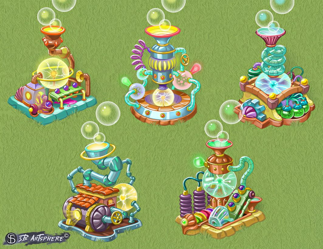 Bubble Factory and Other Cartoon Tycoon Concepts.