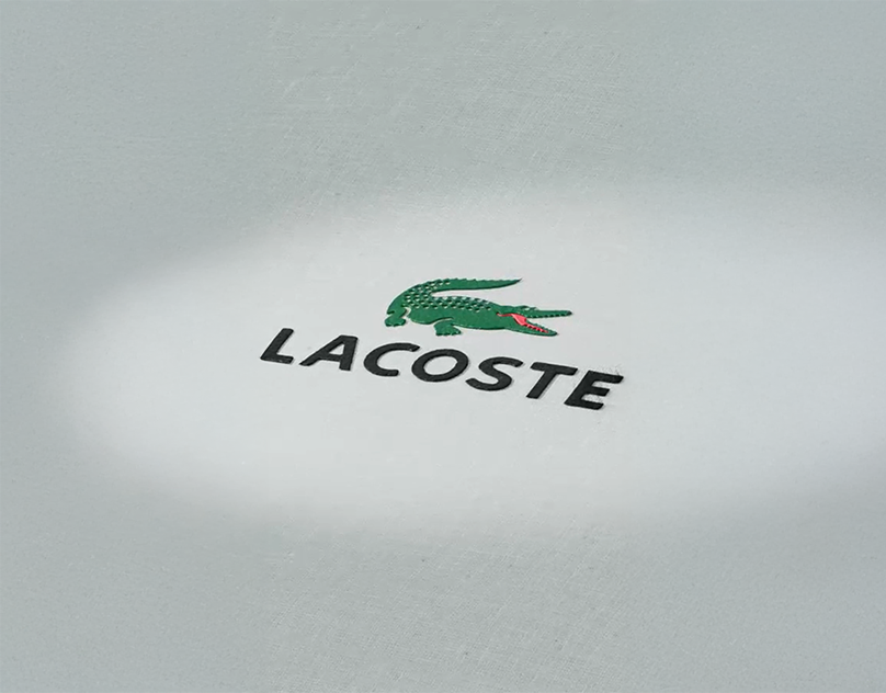 3D Logo Reveal – Lacoste