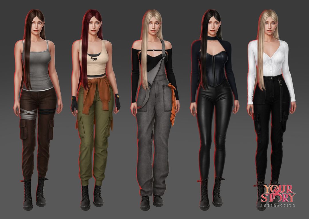 Visual Novel Character Costume Design