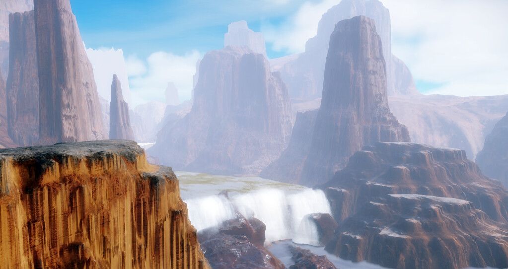Grand River Canyon - Realtime Render