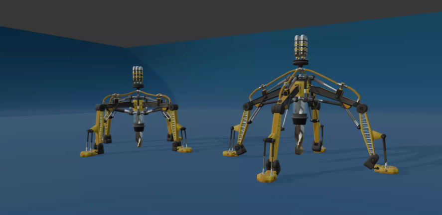 Sci-fi Mining Drill