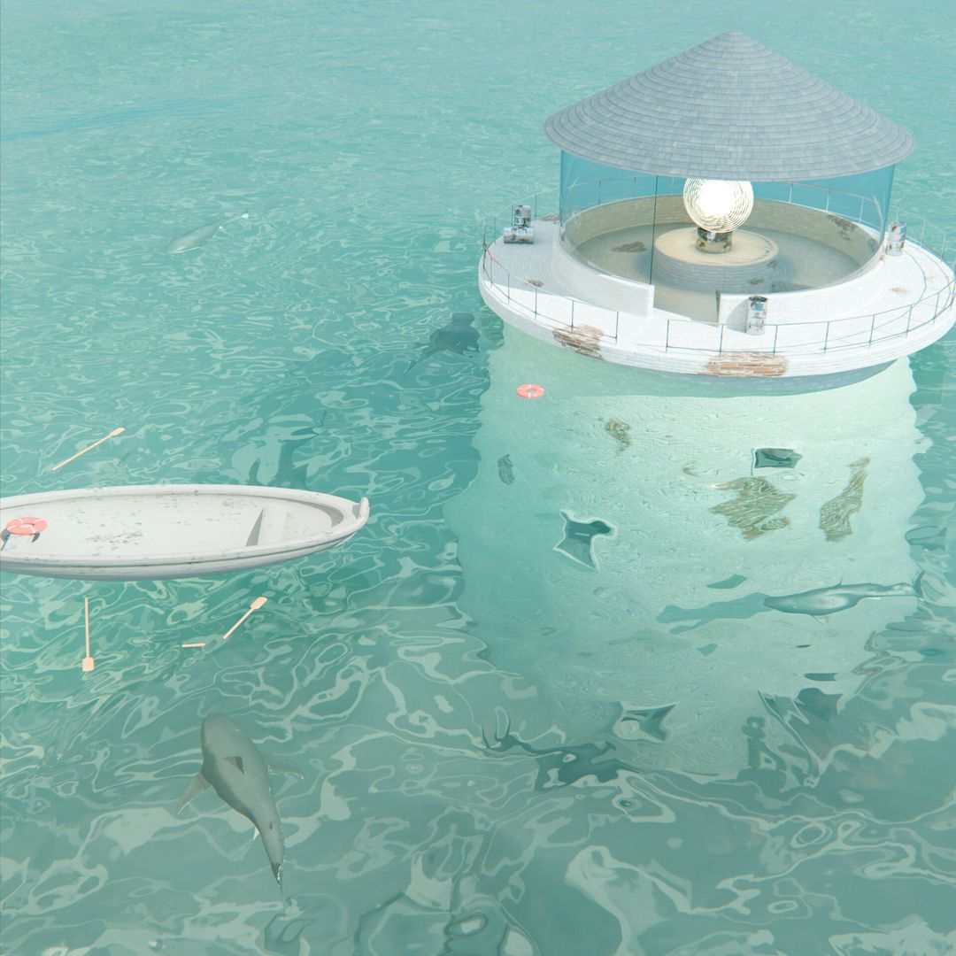 The lighthouse | Blender