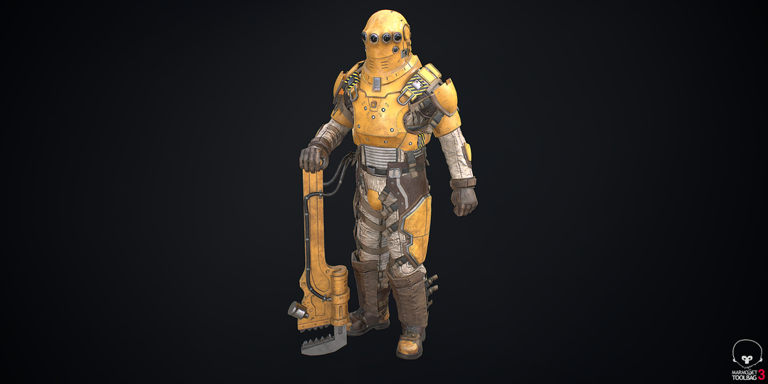Scifi Engineer (Repair Man) - Realtime Character