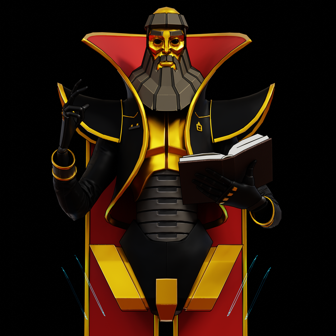 Robot Priest - Realtime Character Asset