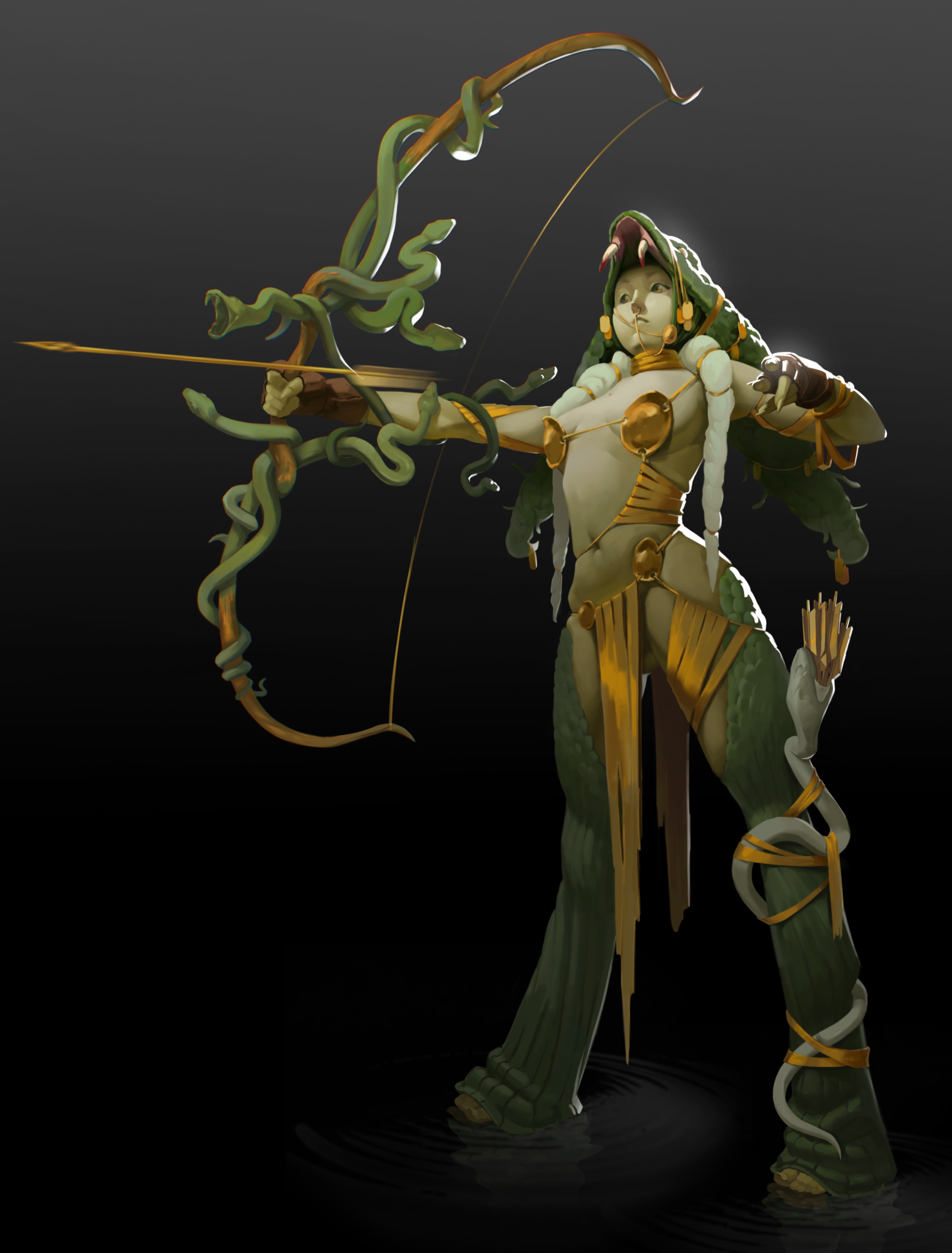 The Shaman Hunter | Character concept art