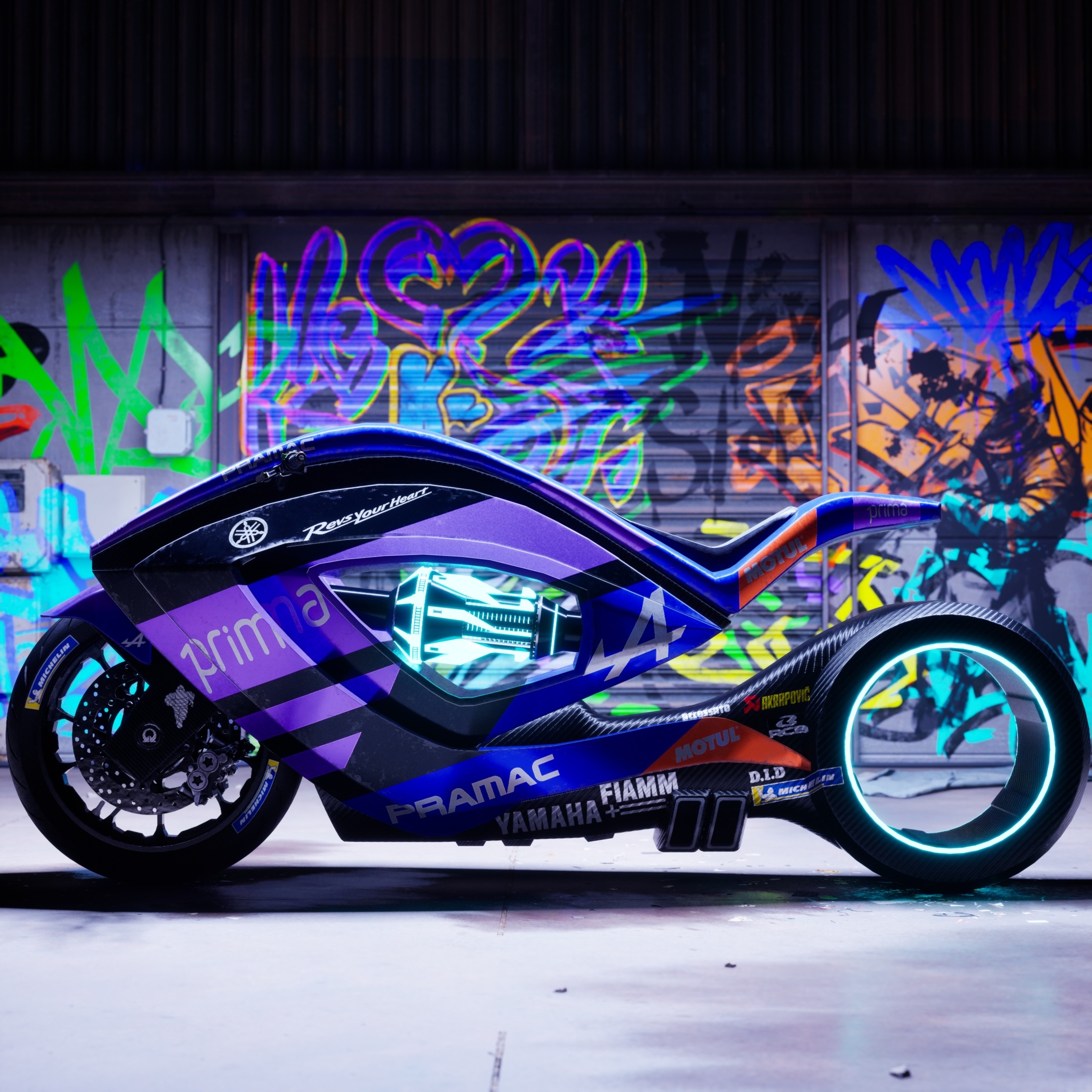Prima Pramac Yamaha x Lightcycle - Unreal Engine 5
