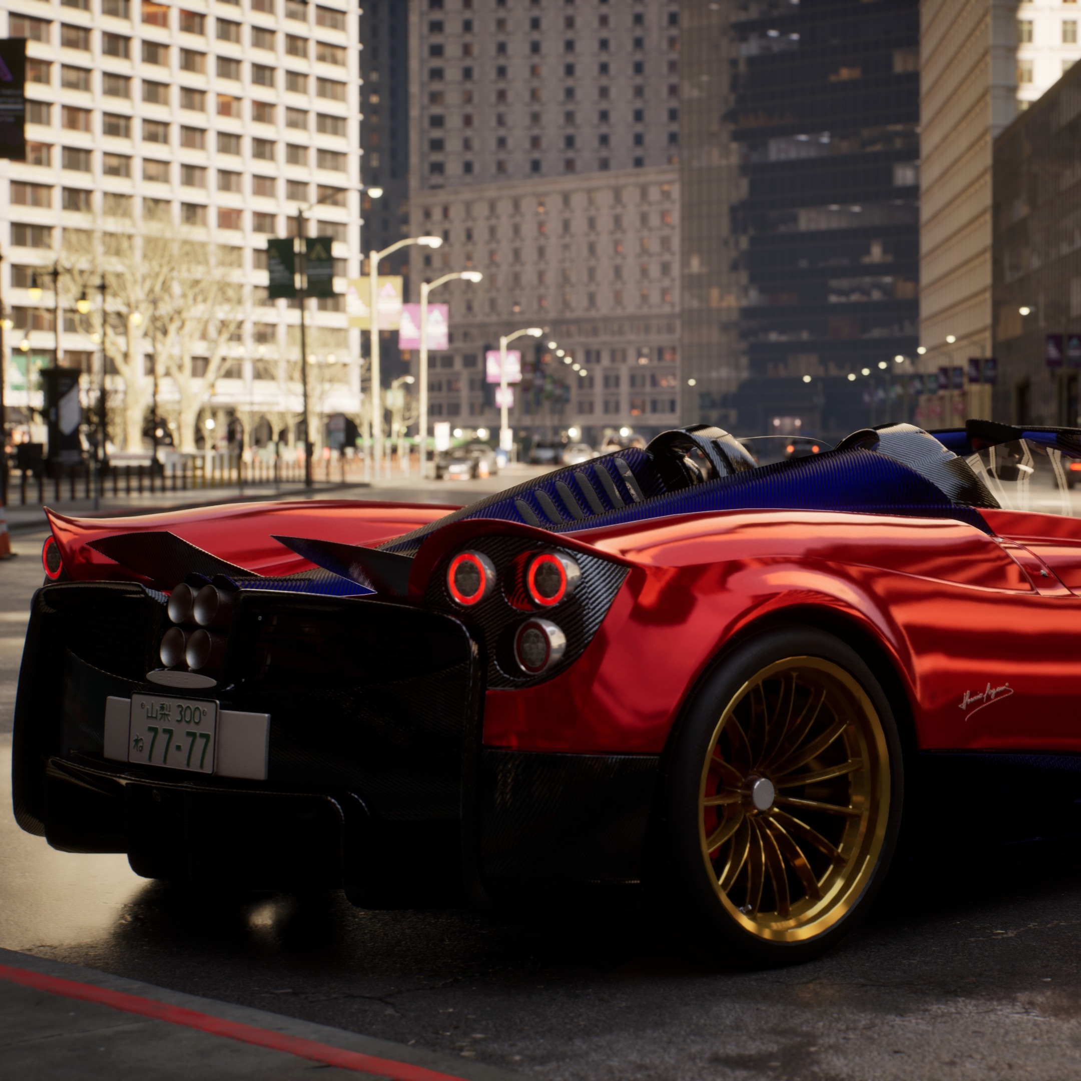 Pagani Huayra Roadster – Game Ready Rigged Supercar for Unreal Engine