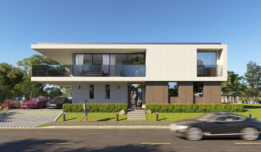 Architectural exterior visualization archviz