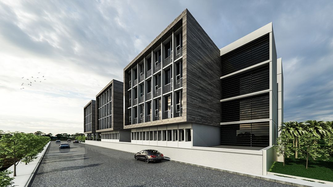 GOP Policlinic Building in Manisa, Türkiye (ArchViz) - 2016