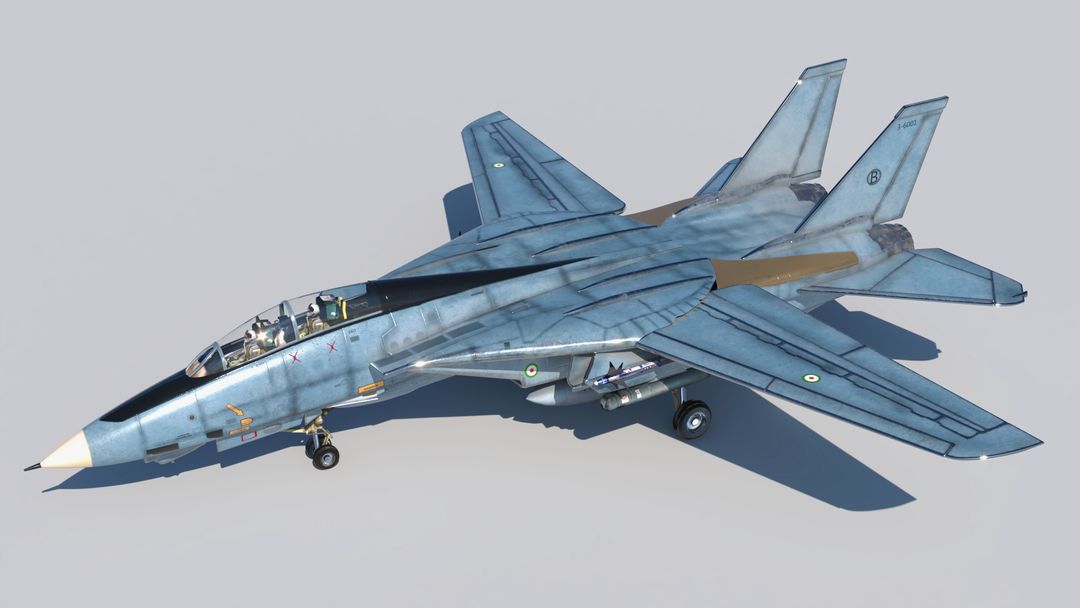 F-14 Tomcat – Cinematic High-Poly Hero Aircraft