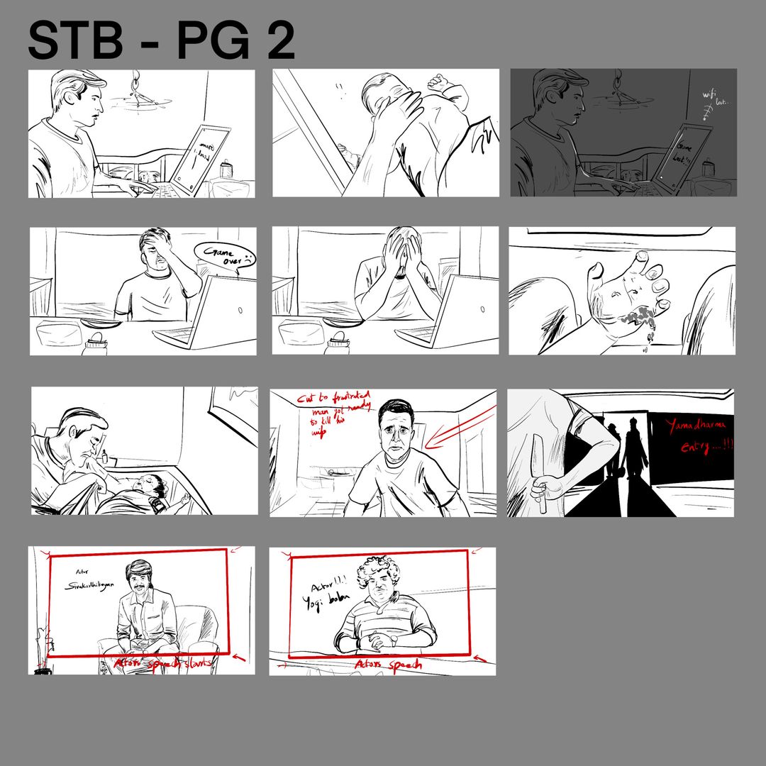 Short film storyboard