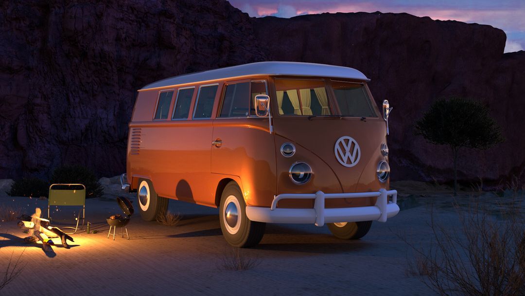 VW Camper Scene