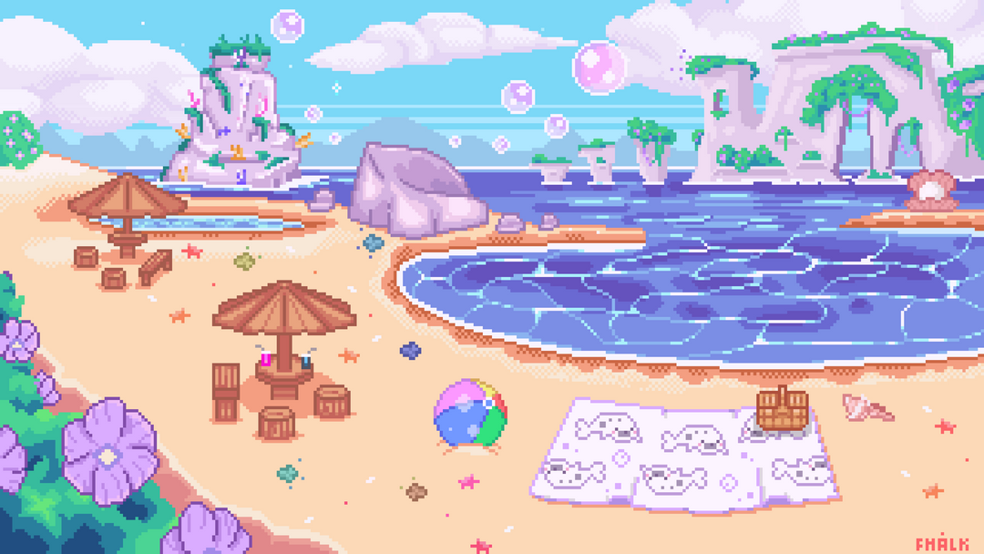 Pixel Art Background Design