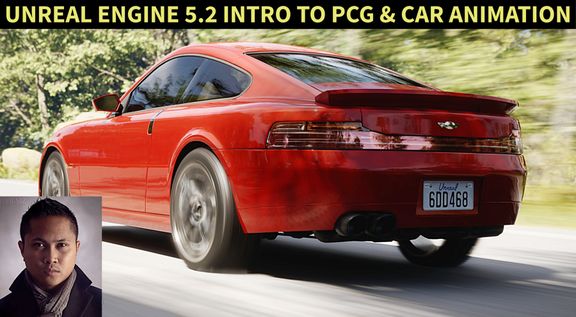 Unreal Engine 5.2 Introduction to PCG and Car Animation Course