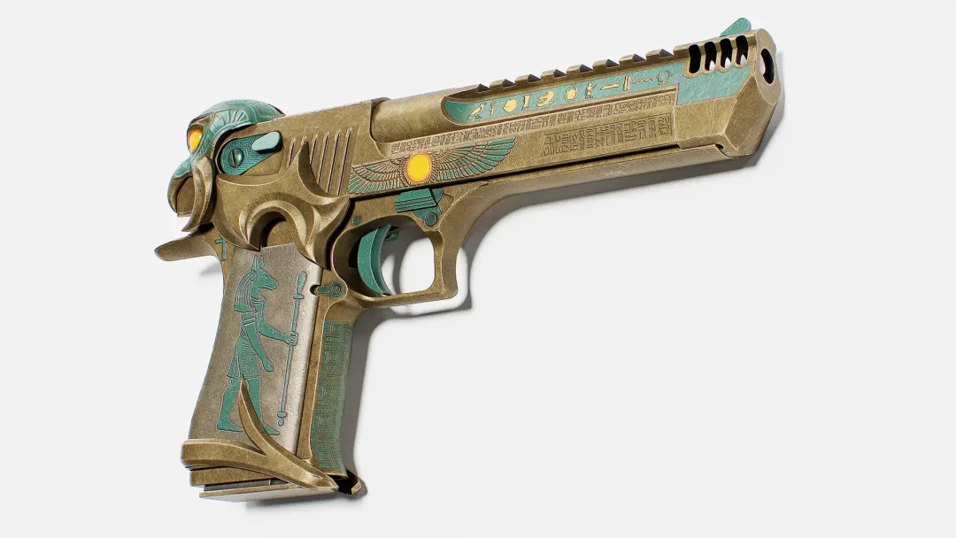 Desert Eagle – Ancient Egyptian Theme | Art Test (Mobile FPS)