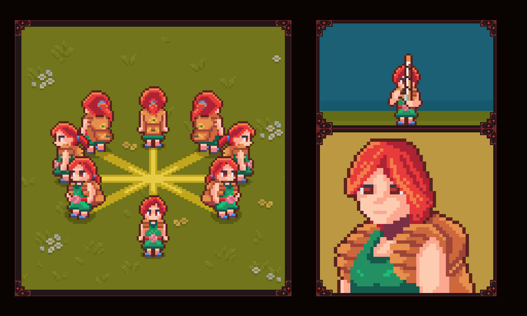 Fisher Girl | Pixel Art
