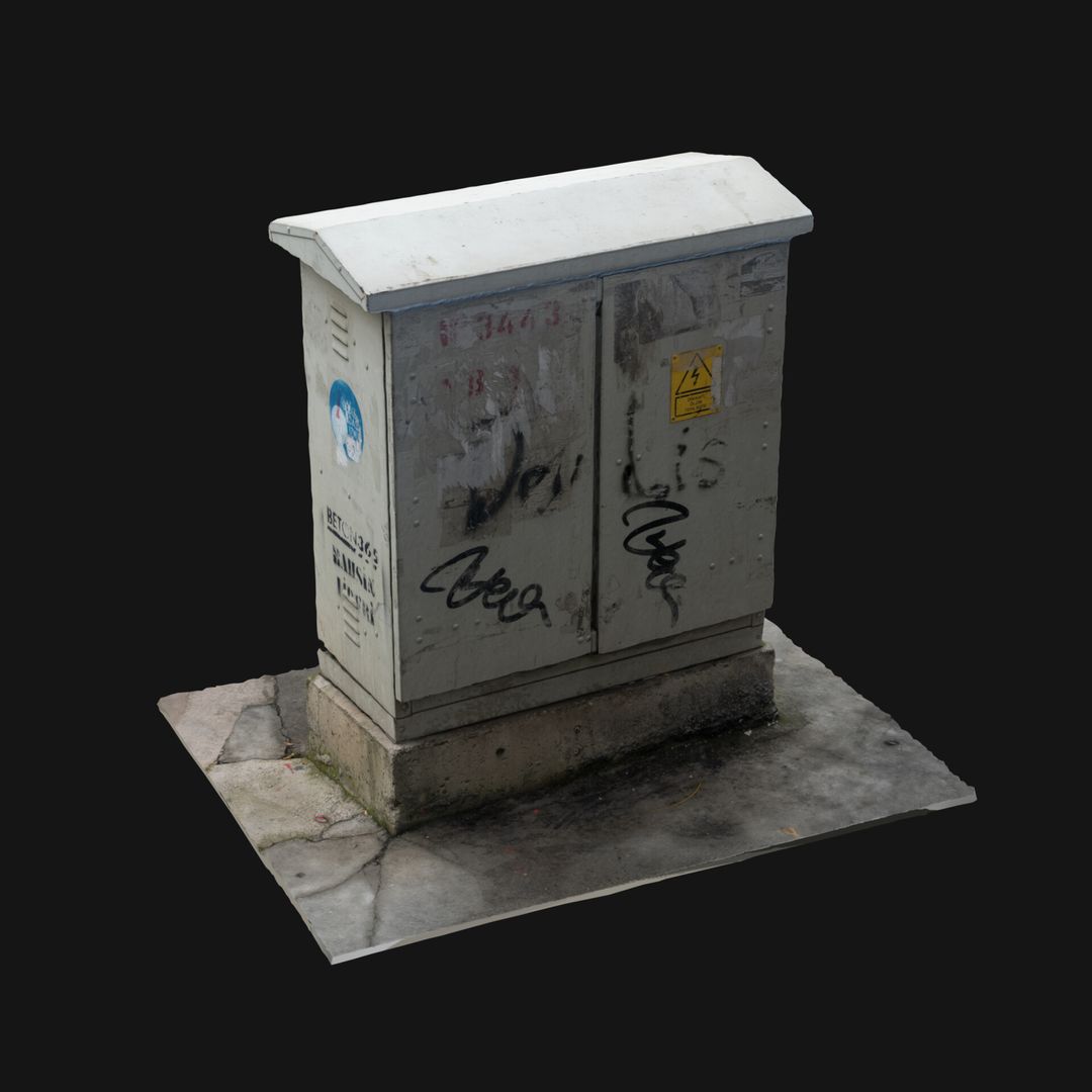 Street Utility Box - Photogrammetry & Scan Cleanup