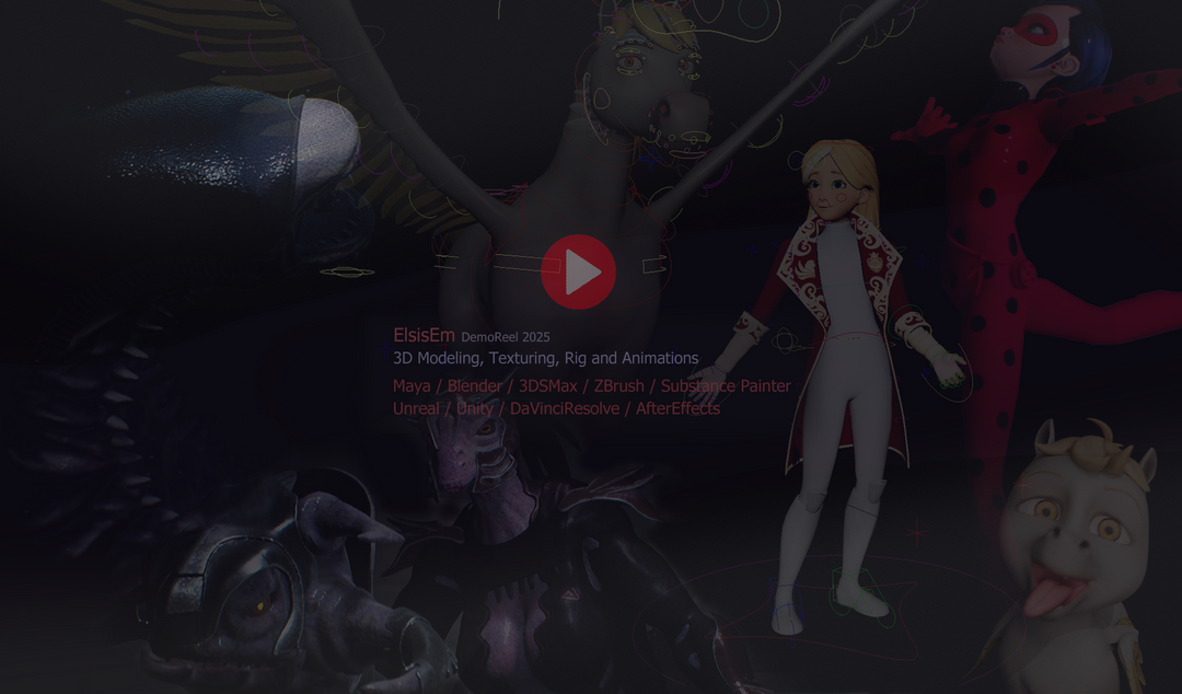 3D Modeling, Rigging and Animations DemoReels