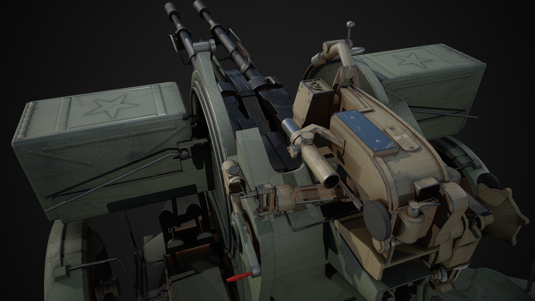 ZU-23-2 Twin Barrel Anti-Aircraft Gun