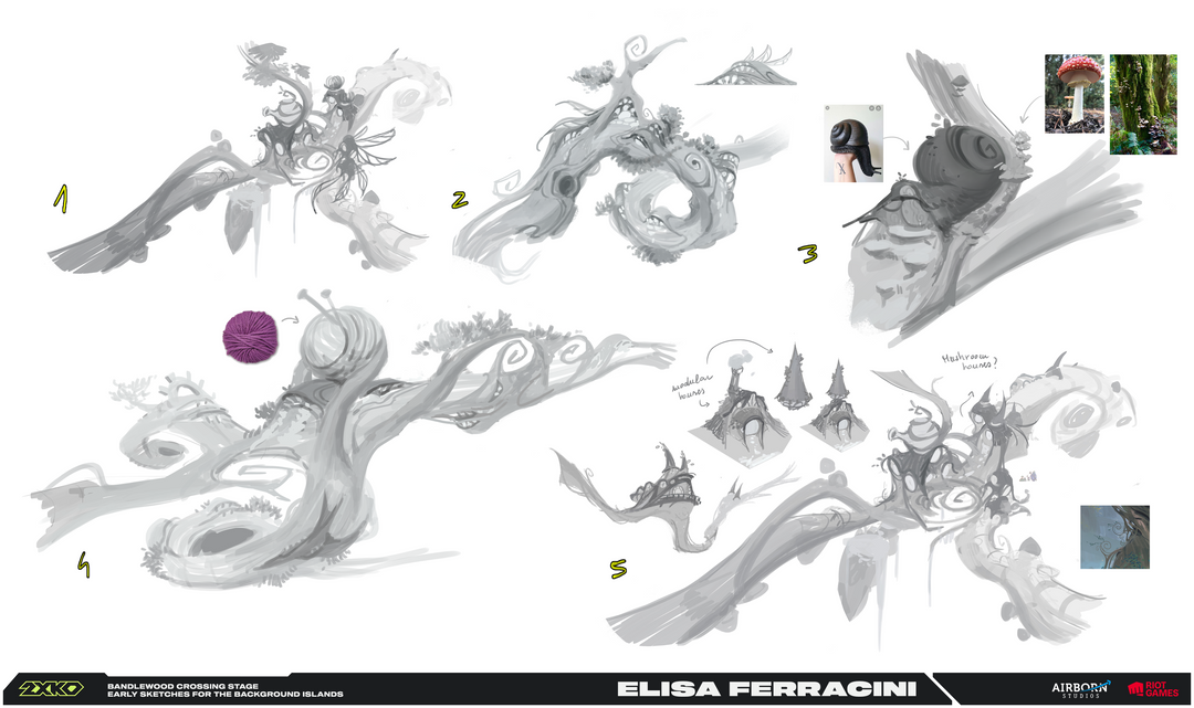 2XKO - Bandlewood Crossing Stage(visual development)