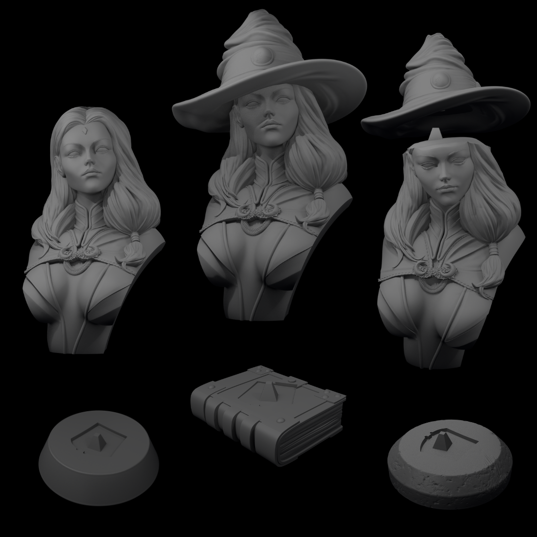 Sorceress bust