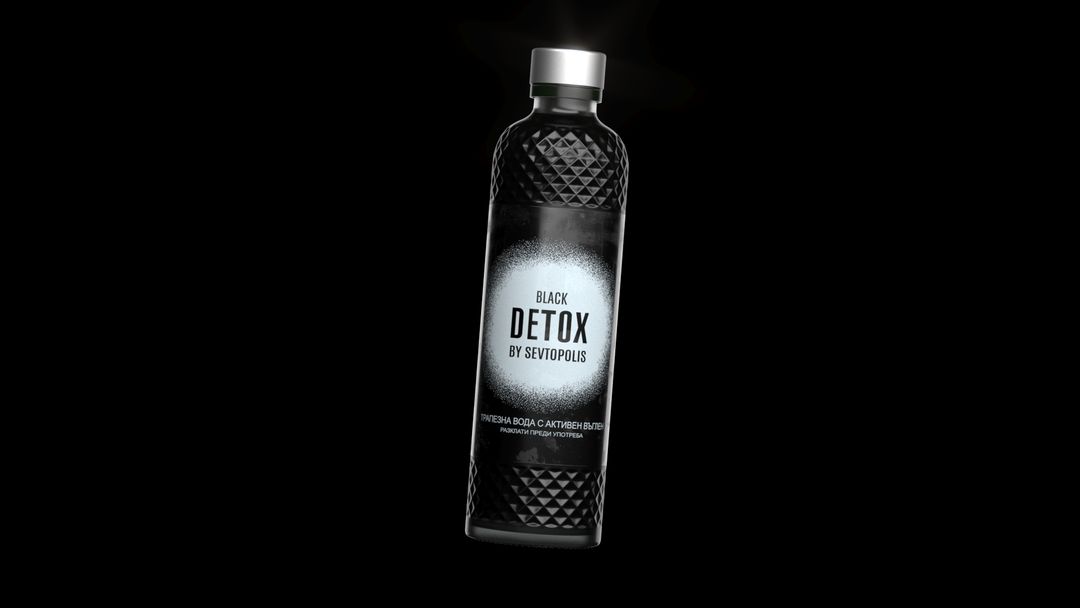 Black Detox by Sevtopolis/ Premium Bottling 3D Rendering and Visualization