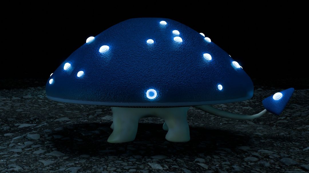 Stylized Mushroom Creature Rigging