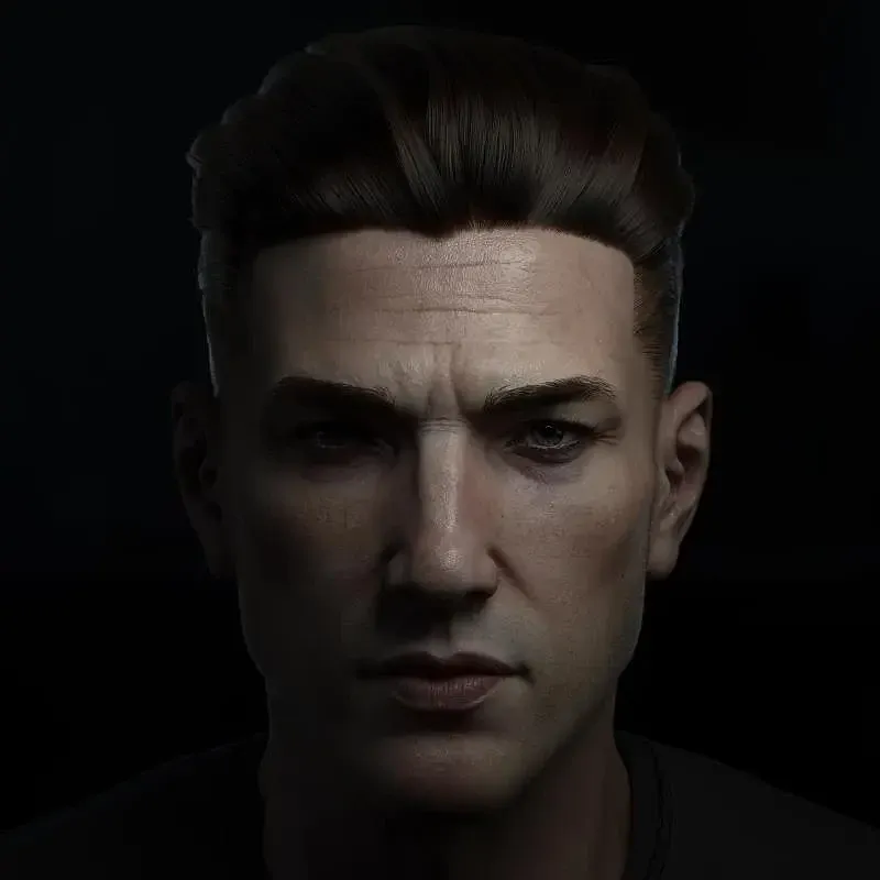 Real Time Character Study Tactical Operator Game Ready