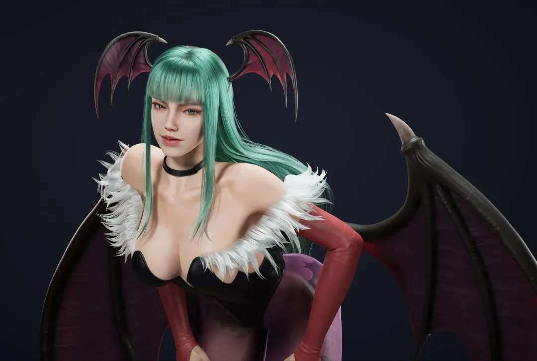 Original Succubus Character | Stylized Game Ready Demon Girl | Real Time UE5 Character