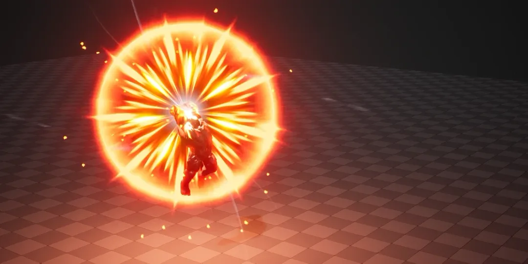 Radial Slash Impact VFX Realtime