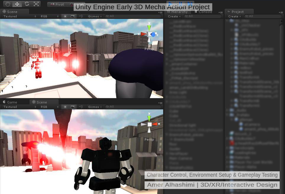 Real-Time Environment Experiment in Unity