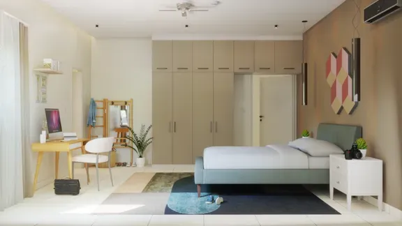 Bedroom and Desk