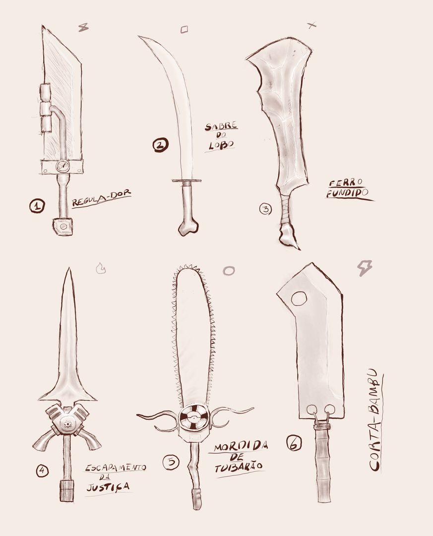 Underdog game - Weapons