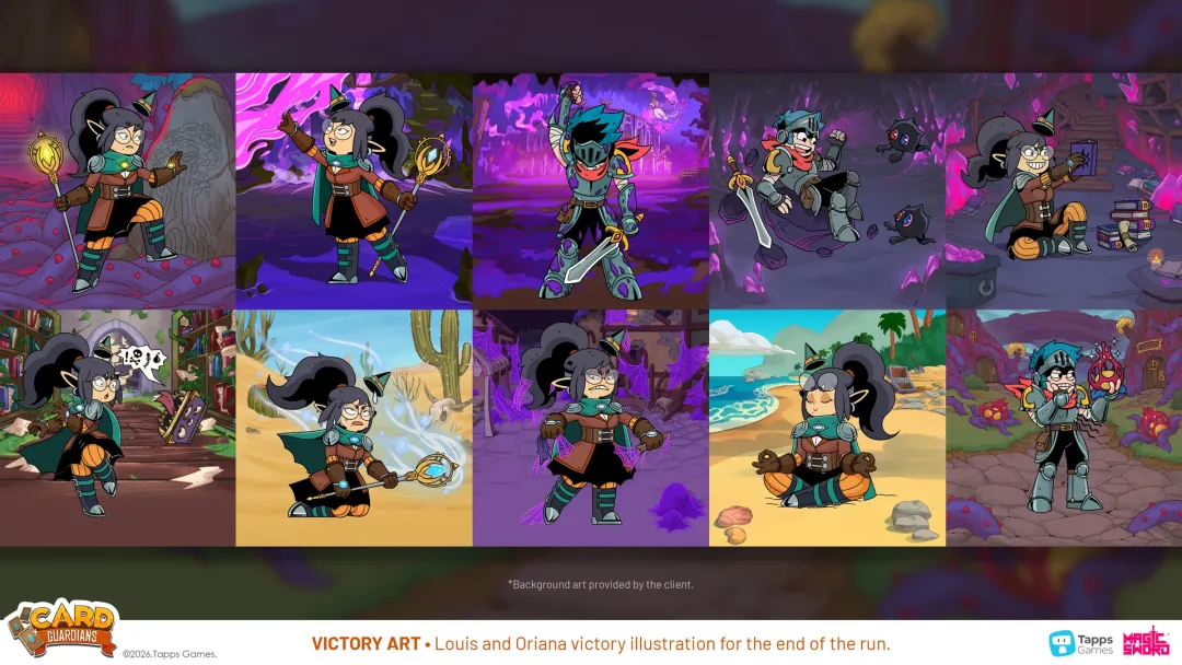 Card Guardians • Victory Illustrations