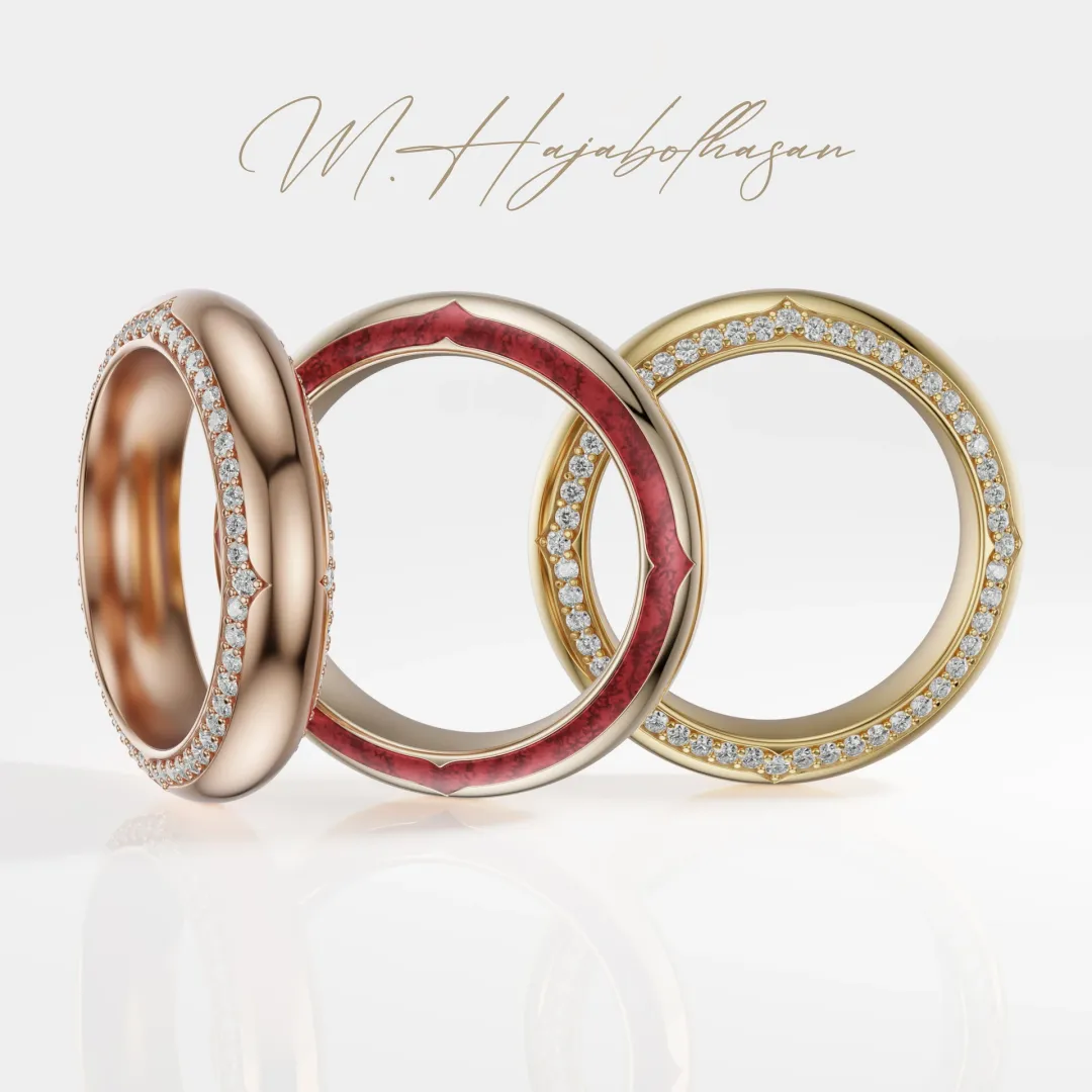 Eternity Ring Collection – 6 Unique 3D Jewelry Models