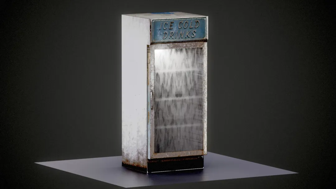 Old Fridge – Low Poly