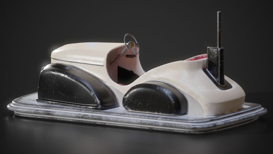 Retro Futuristic Bumper Car