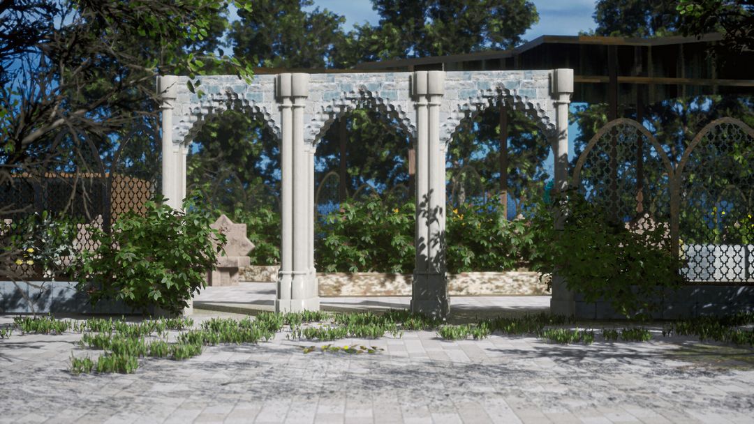 Garden Pavilion – Architectural Visualization