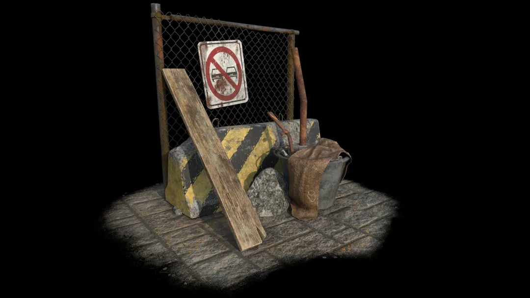 Broken fence