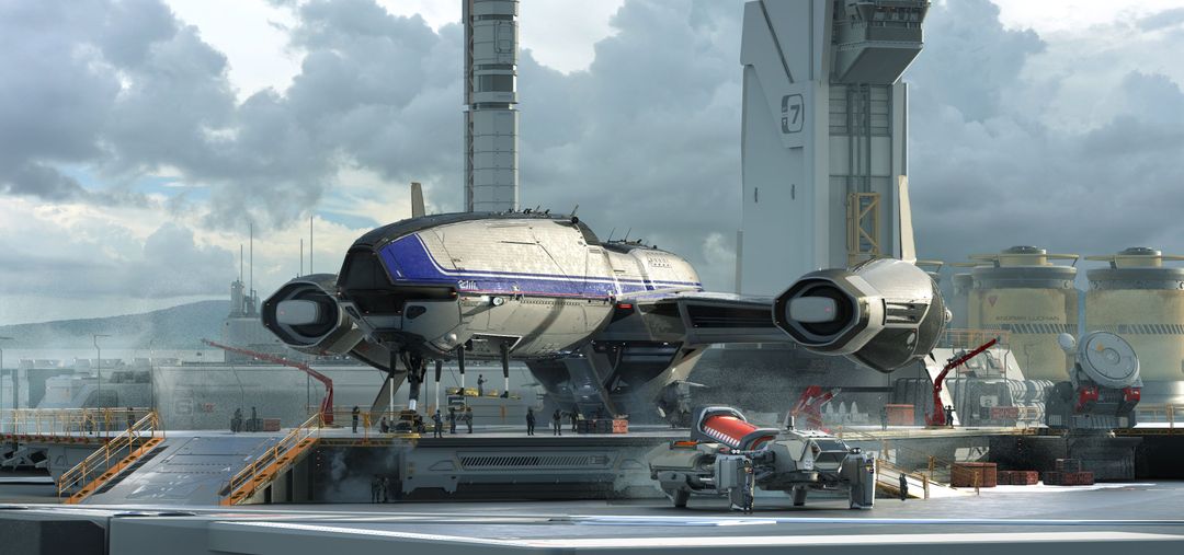 Hesiod cargo class spaceships YR-3500 Keyart