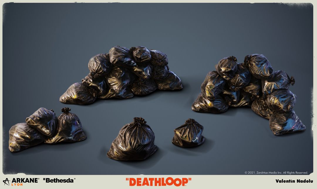 Garbage Bags: Deathloop Props