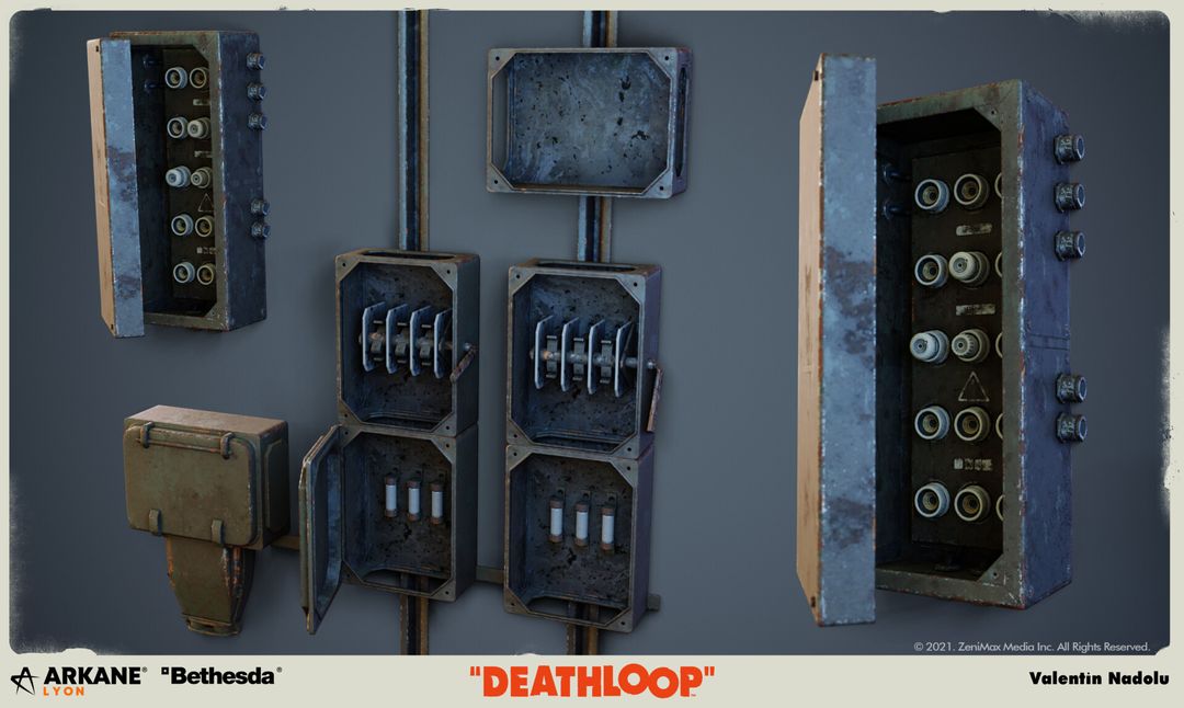 Electrical Box Set: Deathloop Prop