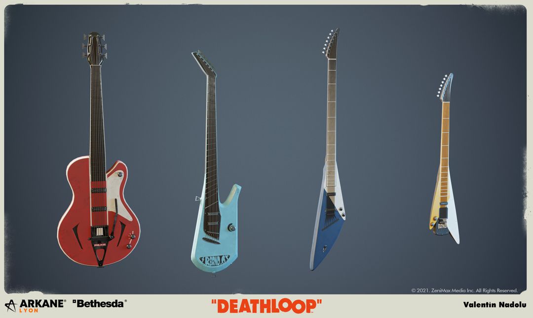 Guitars: Deathloop Props
